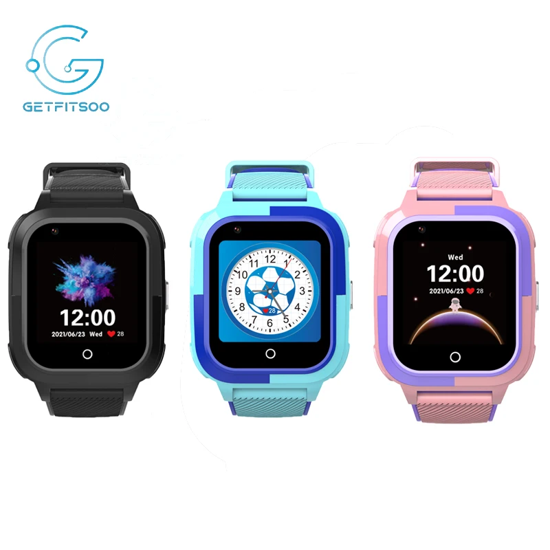 

Getfitsoo kids smart watch CT11 4G GPS Tracker Camera Baby Student Audio Monitoring Watch SOS Dial Call