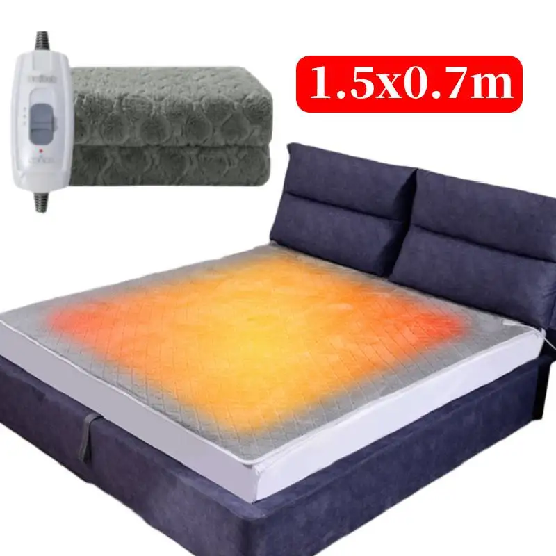 Heated Throw Heating Blanket 1.5x0.7m, Electric Throw Soft Plush Sherpa ETL Certified & Overheat Protection, Gifts for Grandma
