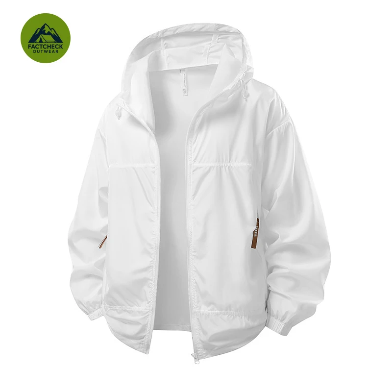 FACTCHECK High Quality EU US Size New Men Mountain Style Hooded Sun Jacket, Thin Ice Fabric Protection Couple Summer Outerwear