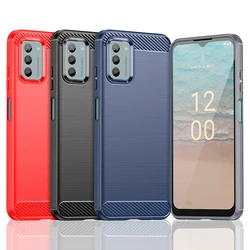 For Cover Nokia G42 Case For Nokia G42 5G Bumper Anti-knock Soft Silicone Carbon Fiber Back Case For Nokia G42 Case 6.56 inch