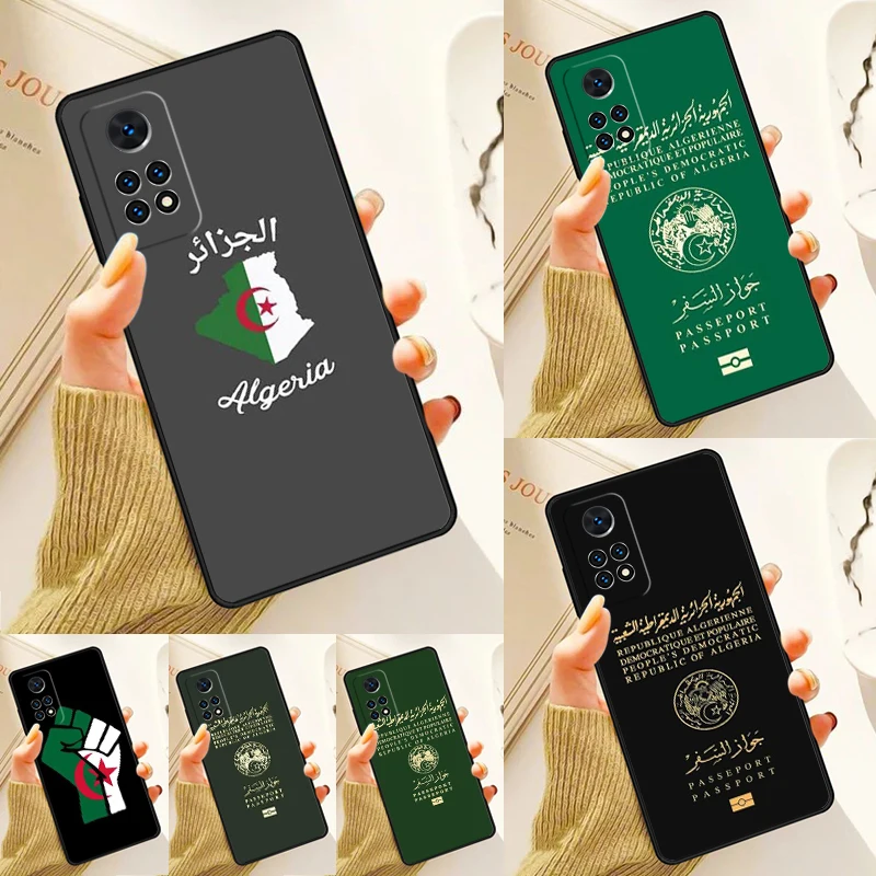 Algeria algerian passport Case For Samsung Galaxy S24 Plus S23 S20 S21FE Lite S22 Ultra Note 20 S8 S9 S10 Phone Coque