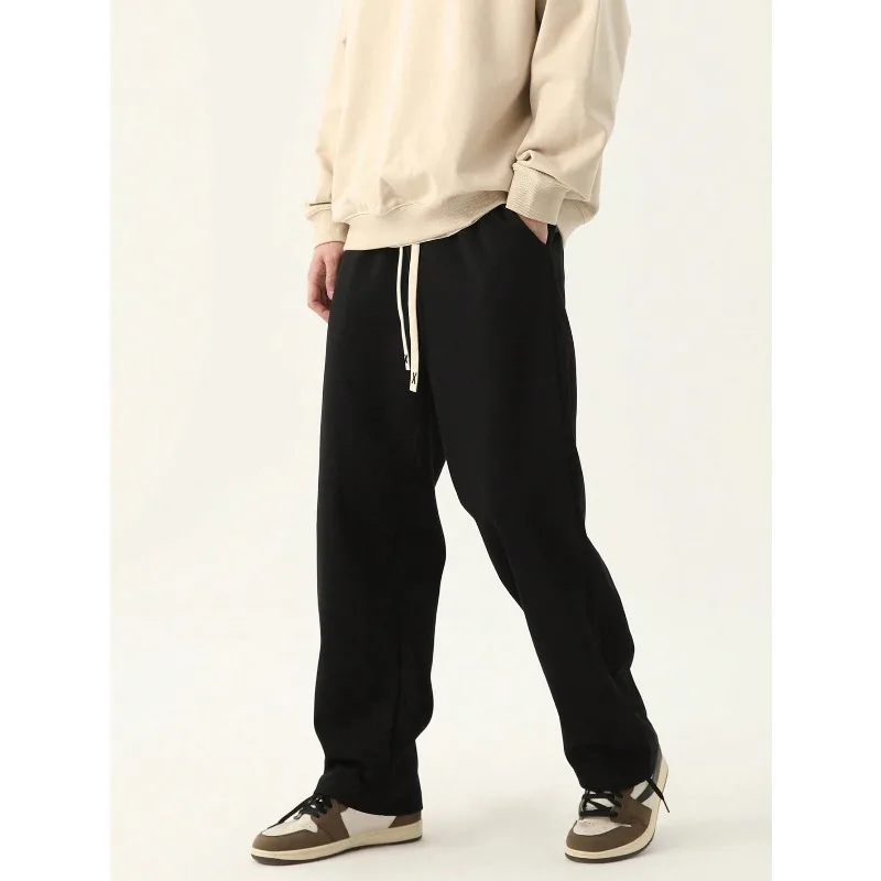 

Американские уличные мужские повседневные универсальные прямые брюки, осенние повседневные прямые свободные брюки, спортивные брюки, мужские брюки