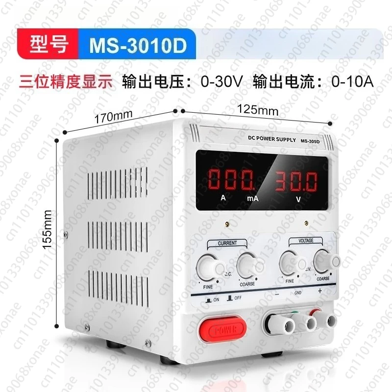 Adjustable DC Regulated Power Supply 30V60V5A10 High Power Digital Display Programming Electroplating