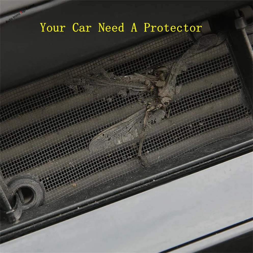 Car Front Grille Middle Net Pure Electric / Extended Range Version Insect-proof Frame Cover For Dongfeng Voyah Free 2021 - 2023