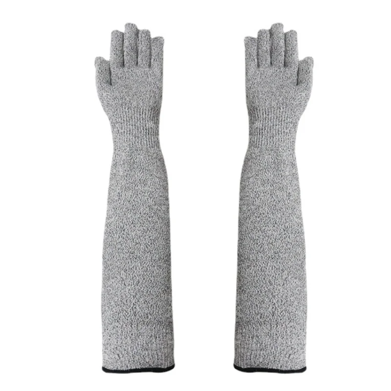 تمديد المضادة للقطع كم الصف 5 Hppe المضادة للخدش واقي للذراع المضادة للقطع كم طعنة واقية البناء قفازات التأمين على العمل