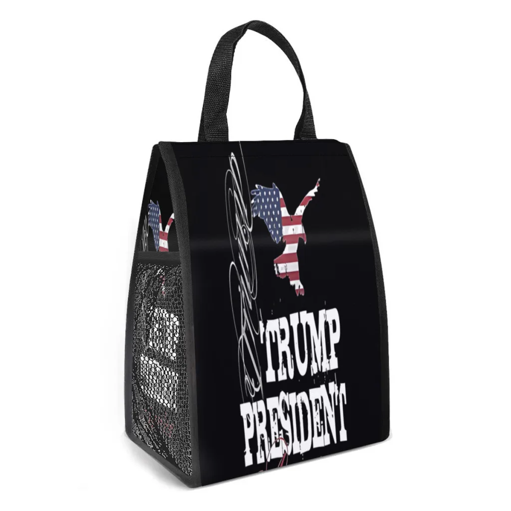 

Donald Trump For President 2016 Thermal Insulated Lunch Bag Portable Lunch Container For Camp Multifunction Food Box