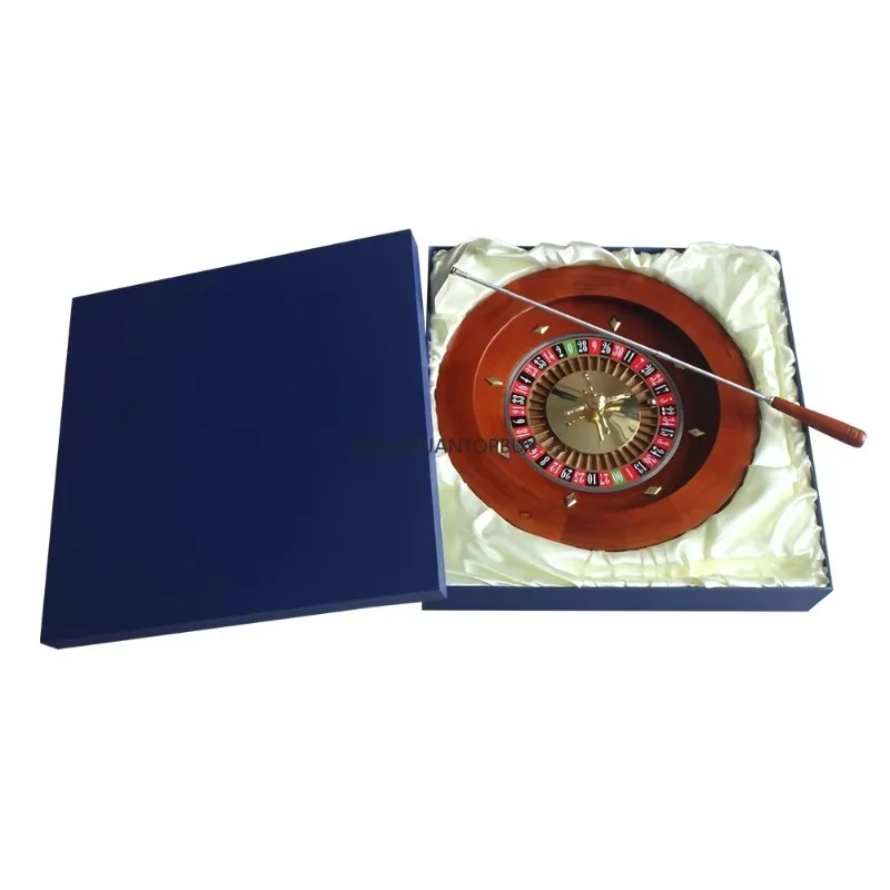 Professional 18inch Diameter Wooden Roulette Wheel for Adults Casino Table Game