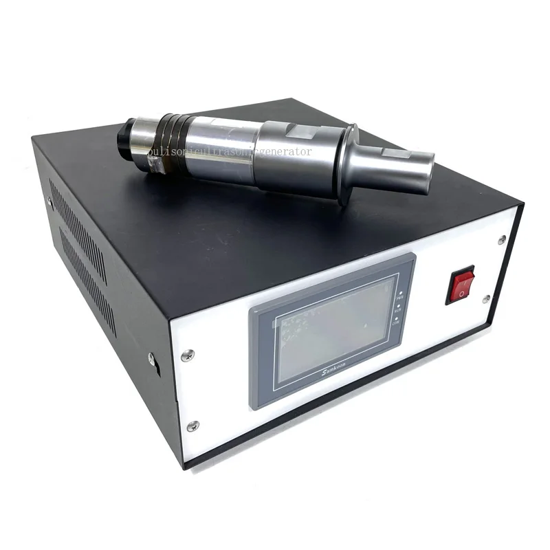 Mask Body Welding Line Ultrasonic Generator Power Box And Sensor Piezo Transducer