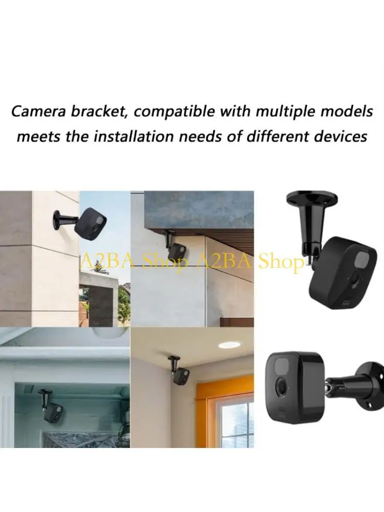 A2BA Wall Mounting Bracket for CCTV Cameras 360 Rotation ABS Construction for Selected