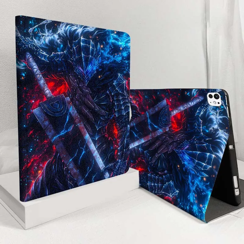 

Cartoon Berserk Trend For iPad Pro Air 5 4 3 13 11 8 7 6 5 10th 7th 6th 10.5 12.9 10.9 Tablet Case