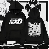 2025-26 Autumn/Winter Anime Initial D AE86 Hoodie Hachiroku Shift Drift Cotton  Cotton Printed HoodieKeep Warm Y2k