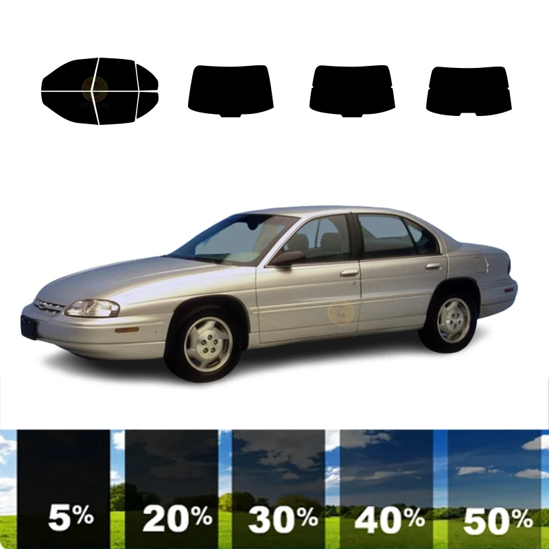 

precut Removable Window Tint Film For Car 100% UVR 5%-35%VLT Heat Insulation Carbon ﻿For CHEVROLET LUMINA 4 DR SEDAN 1995-2001