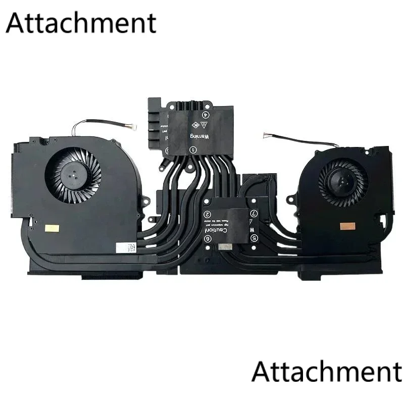 

Новый охлаждающий вентилятор радиатора процессора и графического процессора для Clevo X17SN X170 X170SM-G X7200 6-31-X17SN-104 GTX20