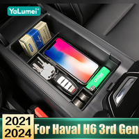 Car Accessories For Haval H6 3rd Gen 2021-2023 2024 GT Central Console Armrest Secondary Storage Box Holder Organizer Glove Tray