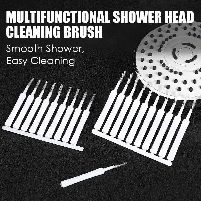 10-Pack Shower Head Cleaning Brush Earphone Accessories Charging Port Cleaning Tools Dust Hole Clean Mini Brush Cleaner Sets