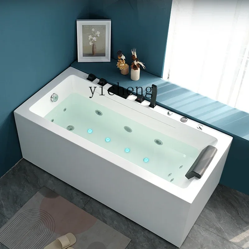 ZP-1  acrylic household free-standing high-end seamless integrated surf massage intelligent adult bathtub