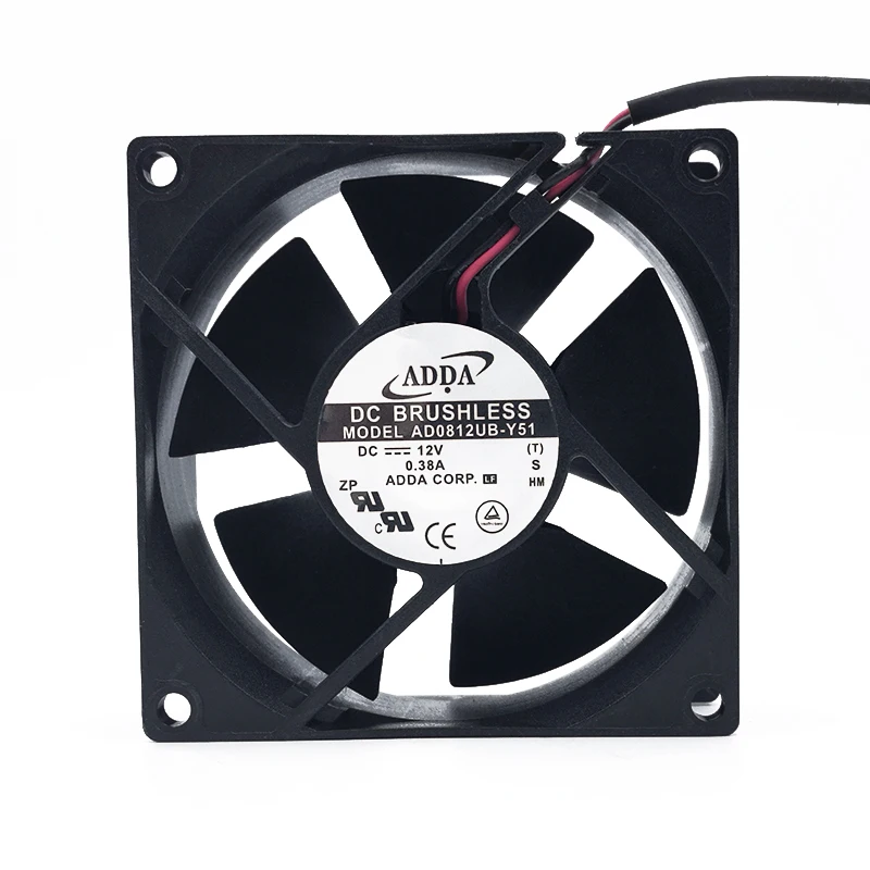 

НОВЫЙ ОРИГИНАЛЬНЫЙ AD0812UB-Y51 12 В 0,38 А 8032 80*80*32 мм 8 см ОХЛАЖДАЮЩИЙ ВЕНТИЛЯТОР