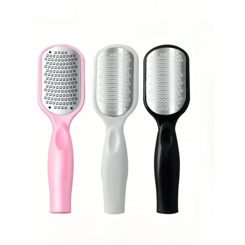 Lima per piedi bifacciale in acciaio inossidabile - Dispositivo professionale per la rimozione dei calli per l'esfoliazione del tallone e del piede ​