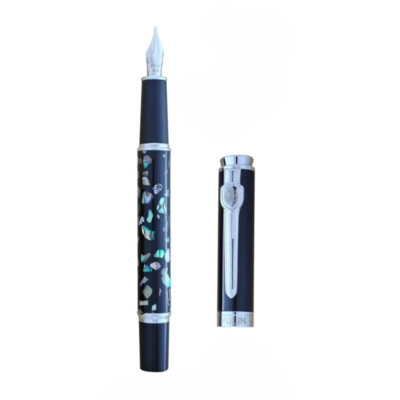 

Ручка-фонтан BALAOYE 812 с металлическим деревянным корпусом, стержневая, из нержавеющей стали и полимерной смолы, с гибким пером F/M/B 0.5/0.7/1.0/1.2 мм, для офиса и каллиграфии