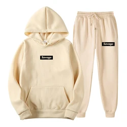 2024 new Men's and women's hooded sweatshirt sweatpants set sportswear branded sweater clothing 2 pieces sports suits homme