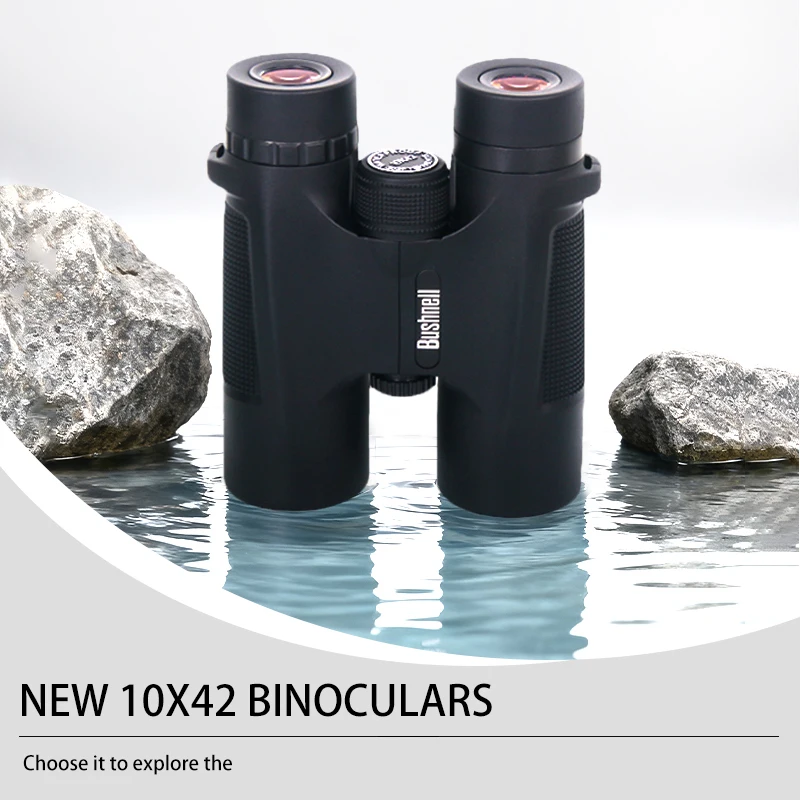 Nuevo Binoculares profesionales 10x42 con alta definición, gran aumento, capacidades portátiles de visualización y caza al aire libre