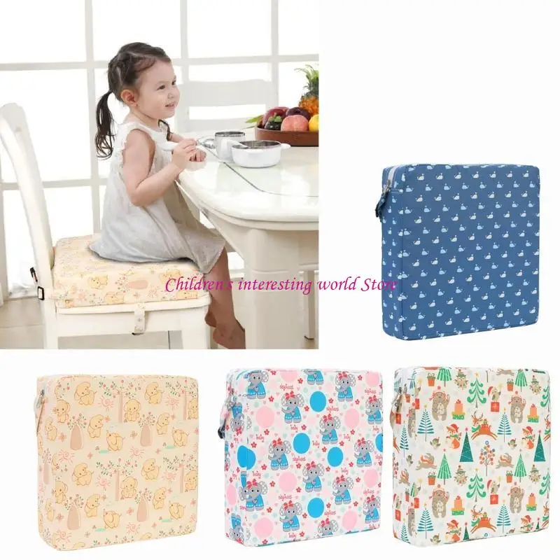 

Детская подушка для детской подушки для детей Увеличение стульчака регулируемое съемное съемное кресло -стул бустер подушка для