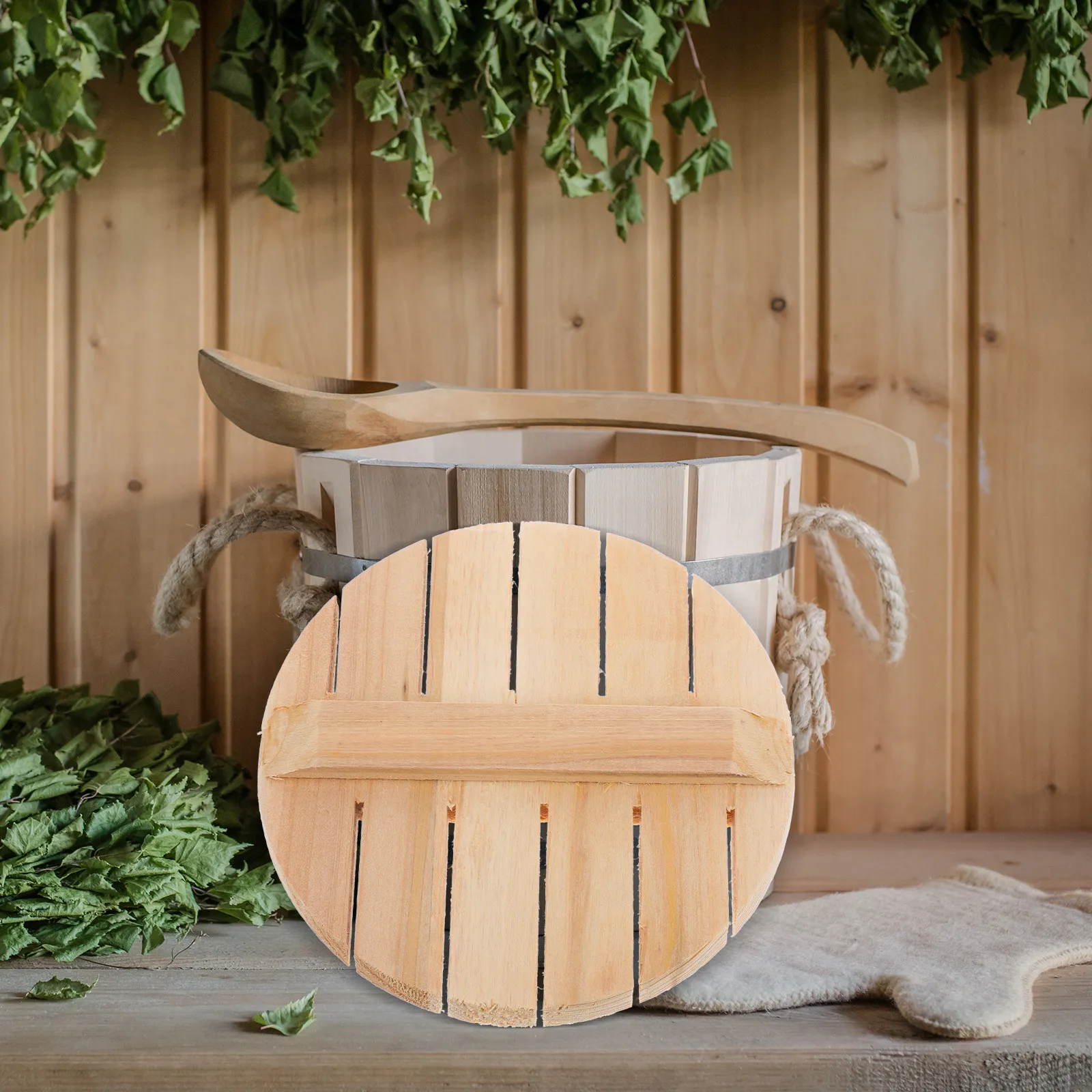 Wooden Rice Steamer Bottom Plate Cedar Wood 16Cm Household Restaurant Banquet Use Easy Installation Even Steaming Rice Bucket