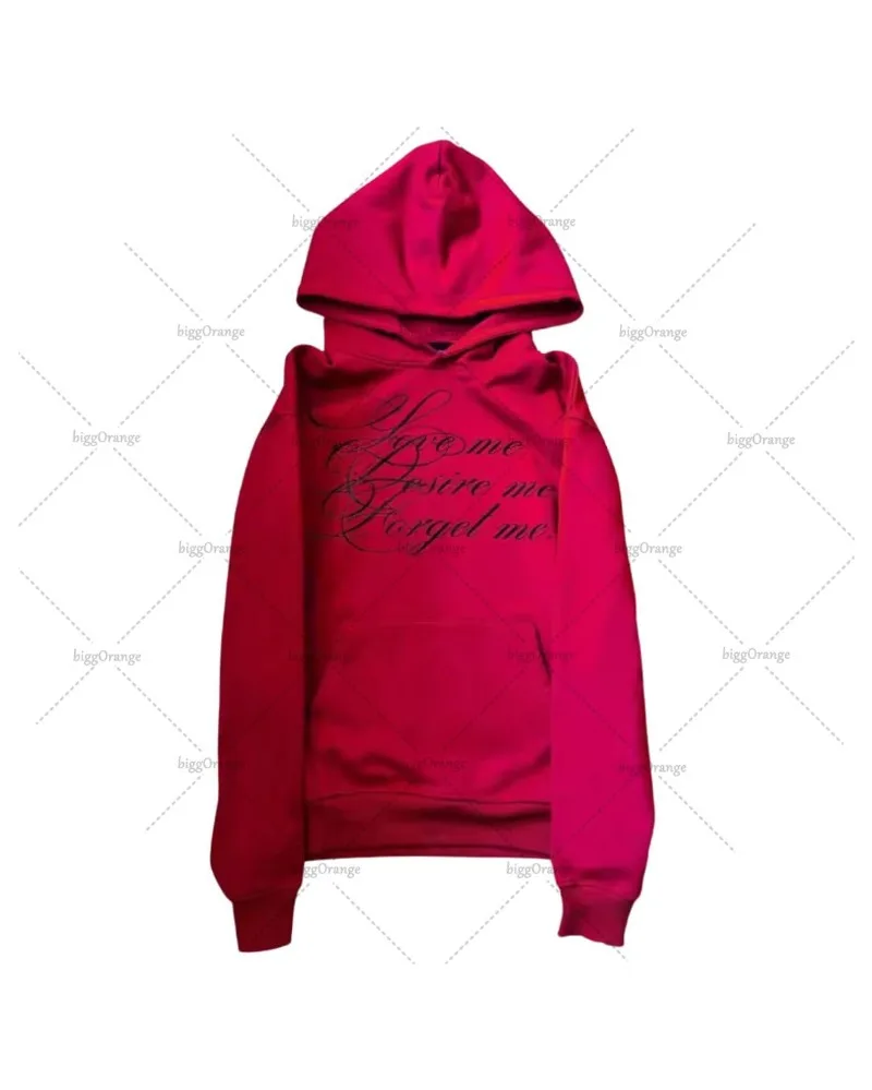 Harajuku Trend Retro Straße Paar Punk Brief Drucken lose Hoodie Rock Hip Hop Y2K Persönlichkeit Mode lässig Sweatshirt Frauen