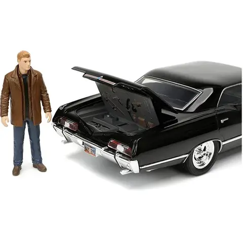 Jada 1:24 1967 Chevrolet Impala SS Sport Sedan Högsimulering Diecast Metalllegering Modellbil CHEVY Leksaker För Barn Presentsamling 10 best sales Chevy-leksak - №6