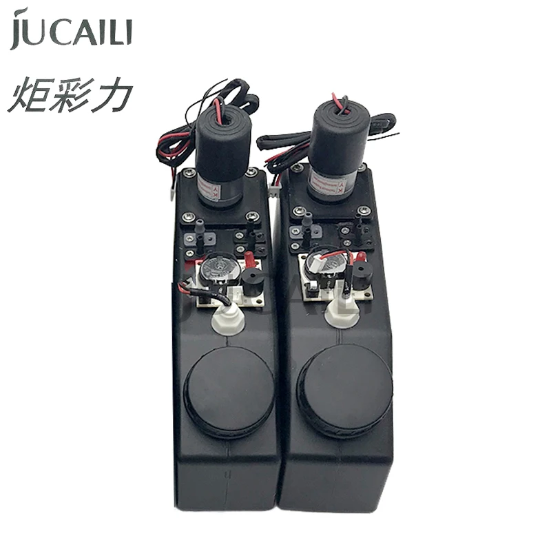 JCL 0.5L UV Ink Cartridge with Stirring Motor Level Sensor and Alarm Board for DTF Printer White Ink Sub Tank UV Bulk CISS 500mL