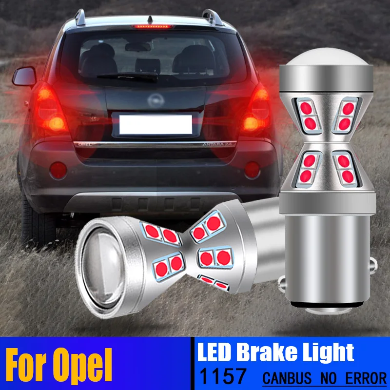 

2X LED Brake Light Bulb P21/5W BAY15D Canbus For Opel Agila A B Antara Arena Astra G Corsa C D F Frontera Speedster Tigra Zafira