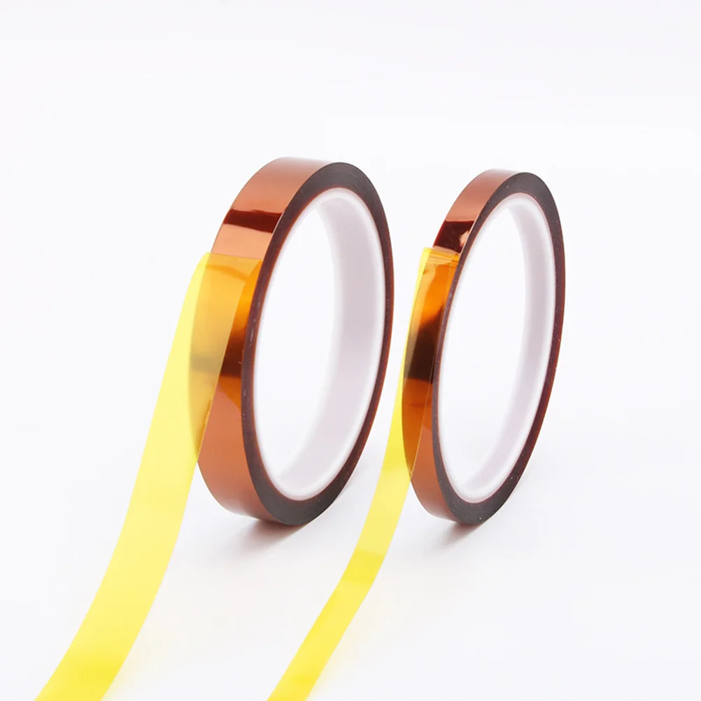

4 Rolls Heat Resistant Tape Polyimide Film for Soldering Masking Circuit Board Electrical Insulation High Temperature Tape
