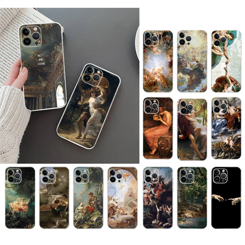

Phone Case For iphone 17 Pro Max Air 16 15 14 13 Pro Max 15 16 Pro 15Plus Renaissance art Painting