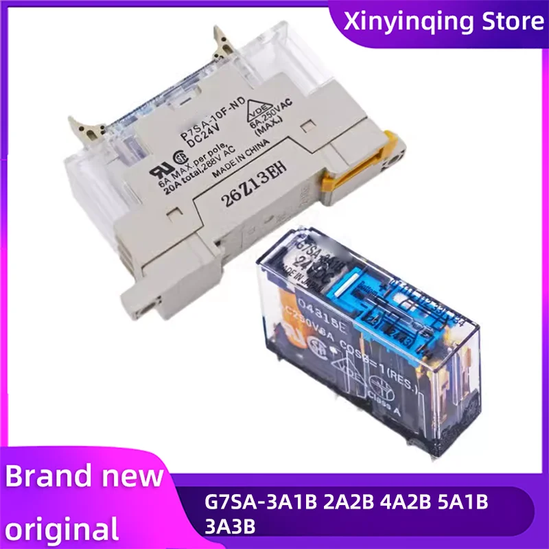 

New&Original Safety Relay G7SA-2A2B/3A1B/3A3B/4A2B/5A1B DC24V 10Pin/14Pin Base P7SA-10F-ND DC24V 10Pin/P7SA-14F-ND DC24V 14Pin