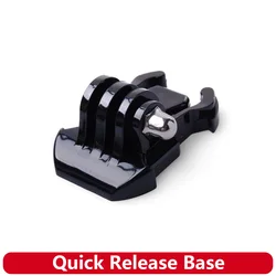 Quick Release Base Buckle Clip Basic Mount For GoPro Hero 13 12 11 10 9 Insta360 SJCAM AKASO DJI Osmo Action Camera Accessories
