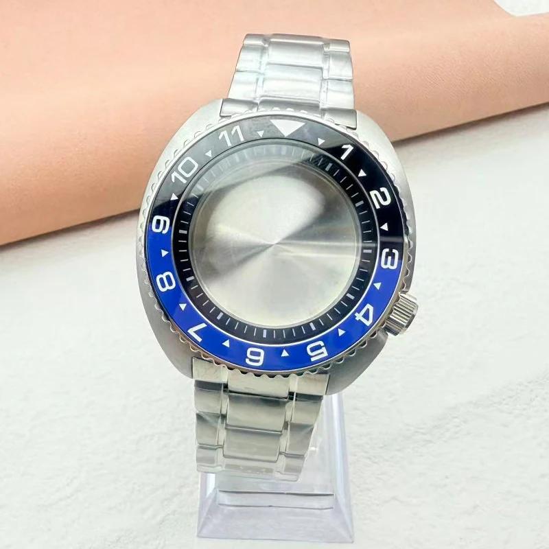 

46.5mm Men's Watch nh35 Cases For NH35 NH36 Modified Abalone NH34 4R35 4R36 7S Movement 28.5mm Dial Sapphire Crystal Waterproof