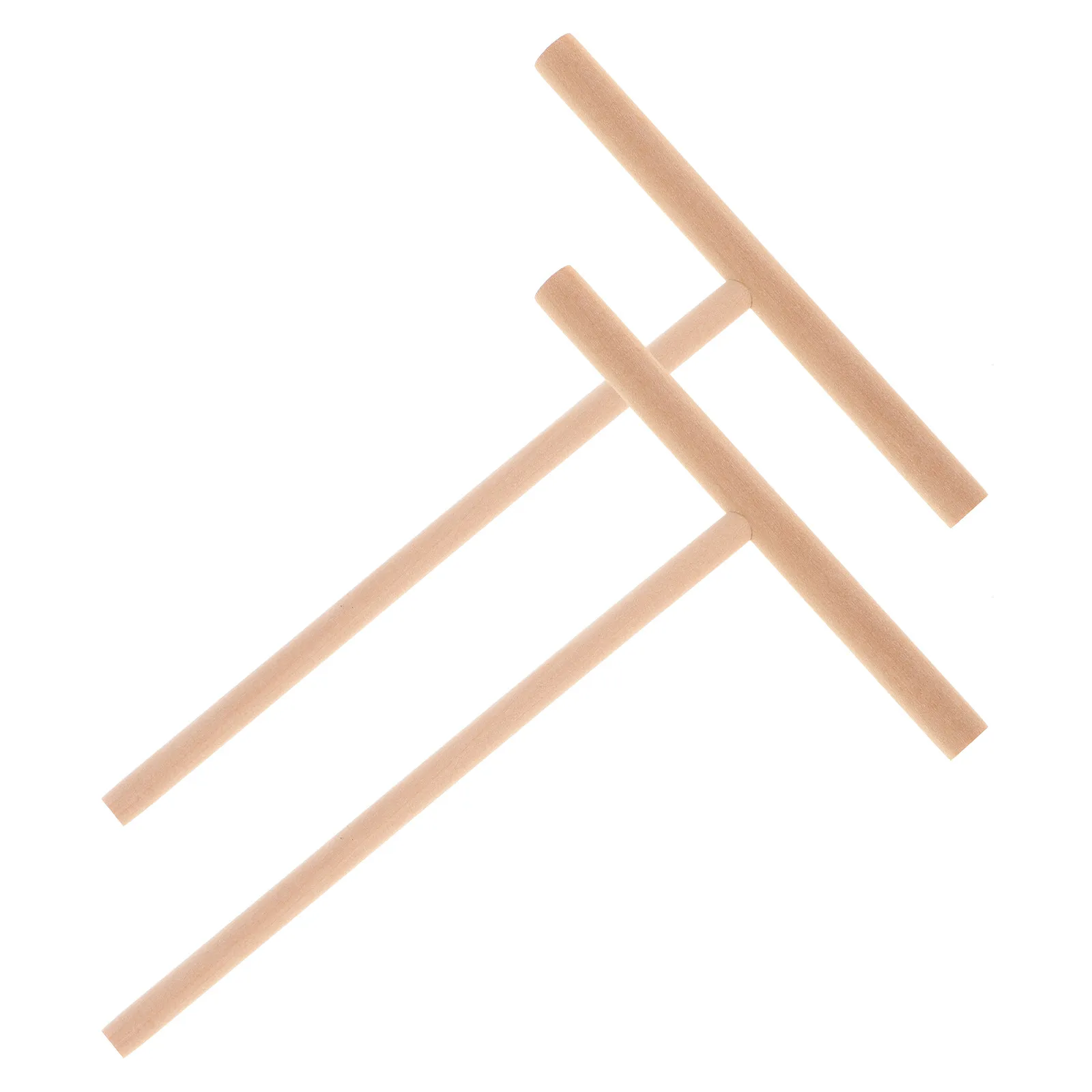 

2Pcs Wooden Pancake Rakes Reusable Pancake Spreading Tools Fried Eggs Wooden Rake Cooking Utensils for Home Fried Eggs Rakes