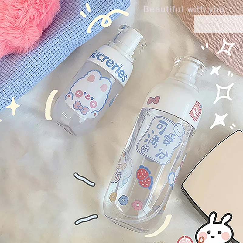 

NewPush Dispenser Bottle Portable Lotion Travel Empty Bottle Makeup Bottle Face Wash Makeup Remover High Volue