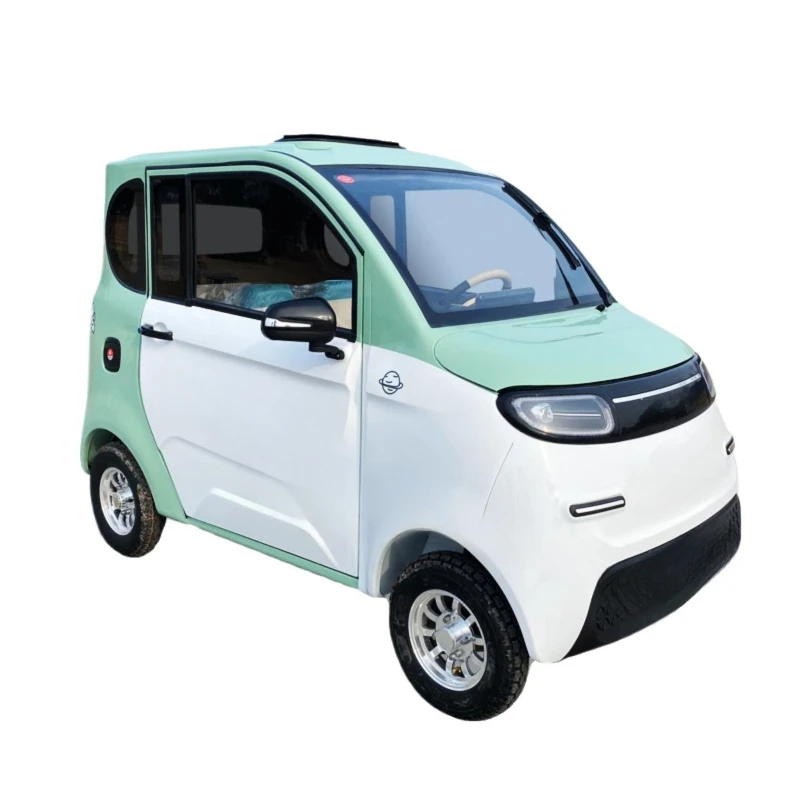 سكوتر كهربائي سناوي بأربع عجلات للنساء مغلق بالكامل لالتقاط وإسقاط منزلي #1