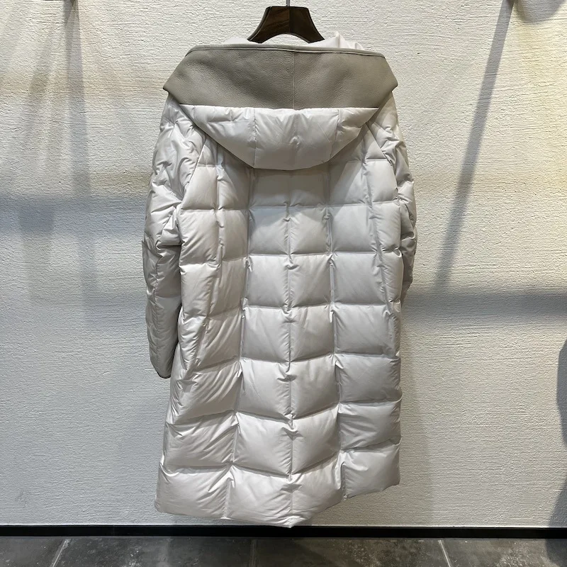 ملابس نسائية لعام 2025 سترة فضفاضة ذات قلنسوة قابلة للعكس من الفرو لخريف وشتاء جديد 1104 #4