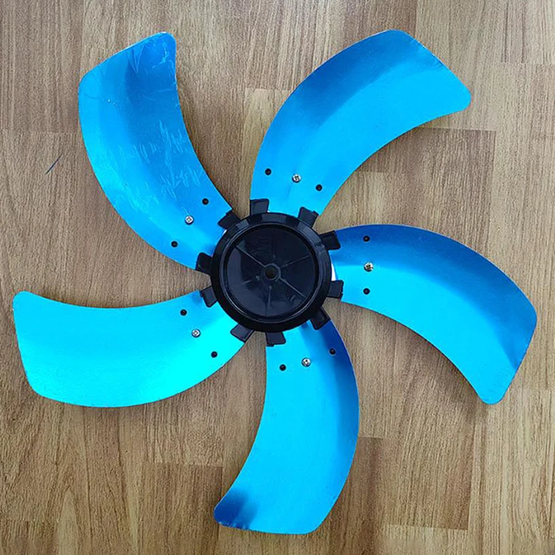 16 インチファンブレード家庭用アルミ 5 ブレードファンナットカバーベース家庭用換気部品ファン部品ブレードアクセサリー