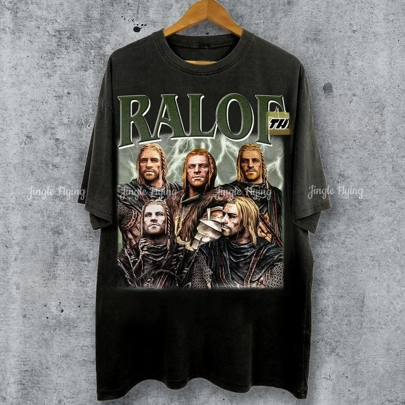 Limited Ralof Skyrim Aragorn Sweatshirt Spike Buffy Peeta Mellark Vintage 90s T-Shirt