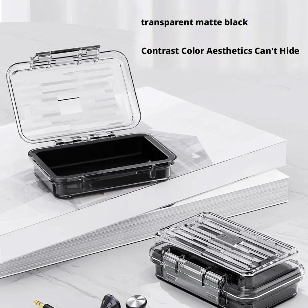 FiiO NEST Clear Earphone Storage Box Portable Mini Box Earphone Data Cable Waterproof Dustproof Headphones Protection Box