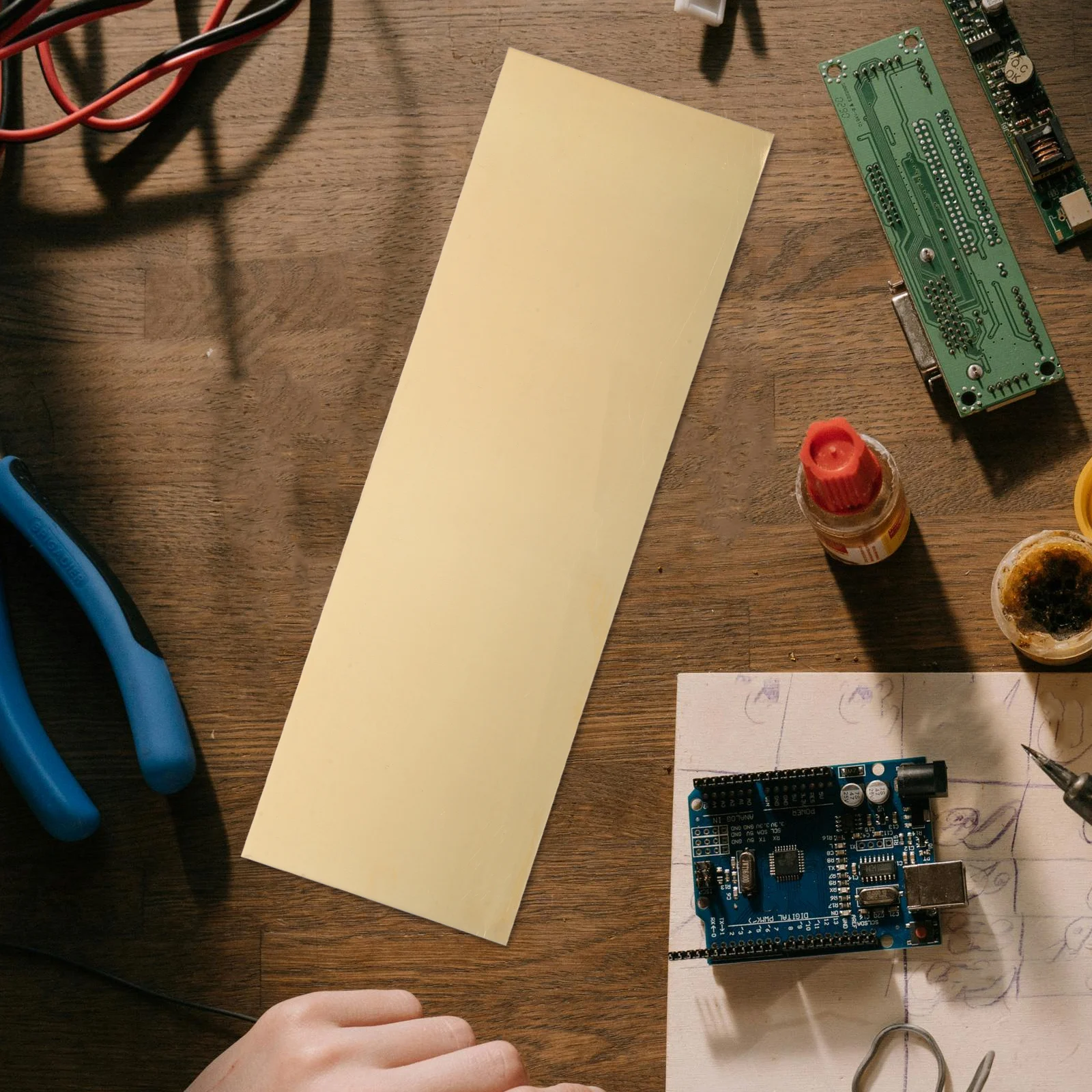 

1pcs Brass Sheet Metal Hardware Flat Plate 2Mm 3Mm Home Improvement Stamping Cover Diy Machining Fabrication Shields Solid Brass