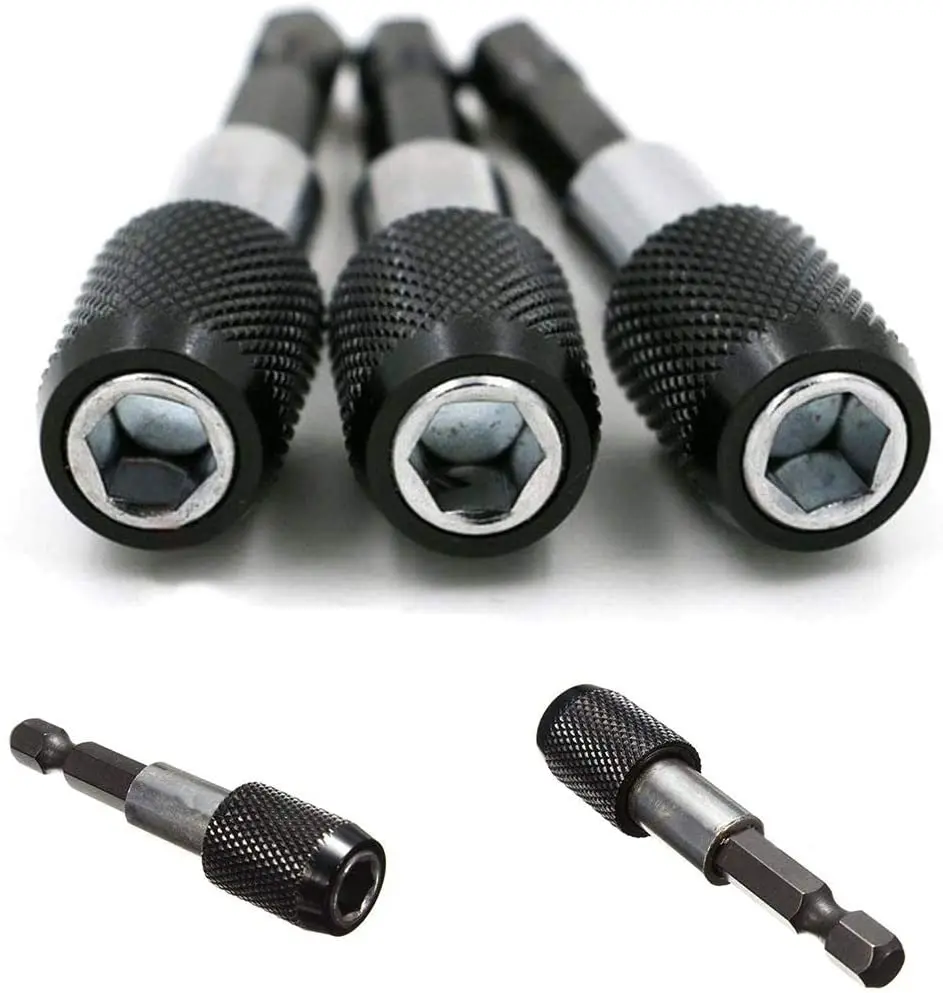 14 Set 1/4 "Lục Giác Từ Tác Động Vít Giá Đỡ Mở Rộng Linh Hoạt Trục Bit Vít Bộ Máy Khoan Công Suất dụng Cụ Cầm Tay