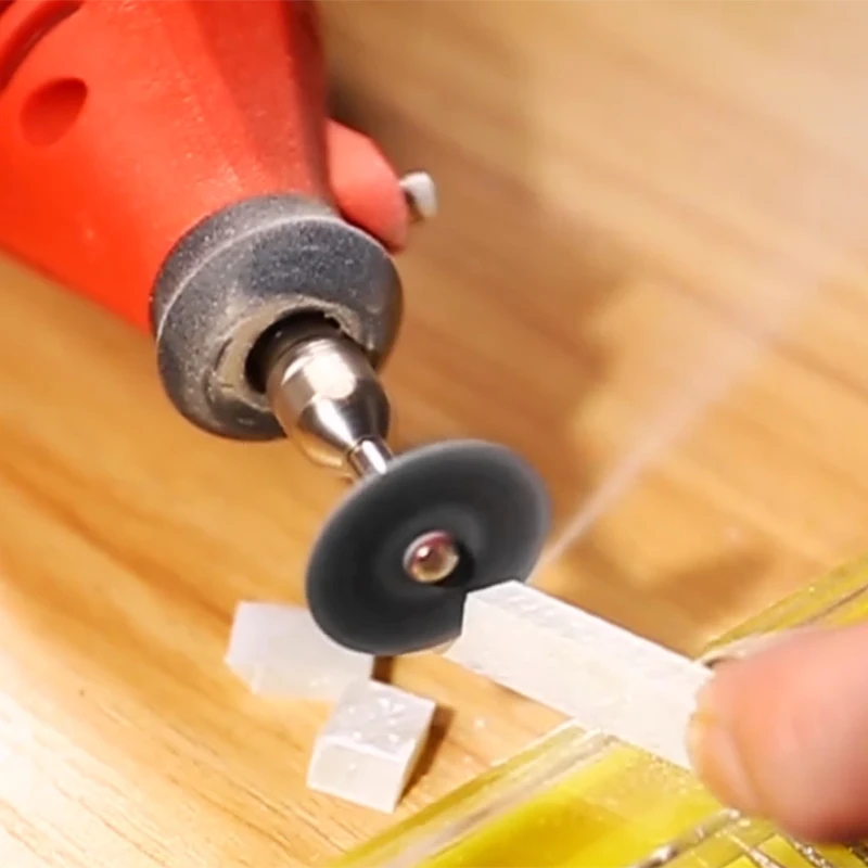 Mini lame per seghe circolari da 32mm disco da taglio in resina accessorio per utensili rotanti a doppia maglia per il taglio di acciaio legato e acciaio inossidabile