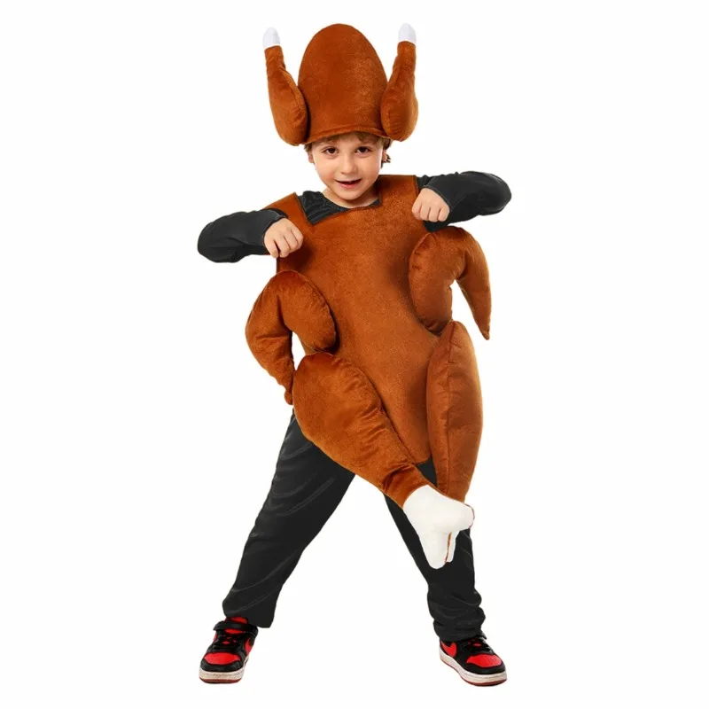 

Thanksgiving Children Roast Turkey Food Cosplay Cosplay Costumes Cartoon Doll Clothes Stage Performance Costumes
