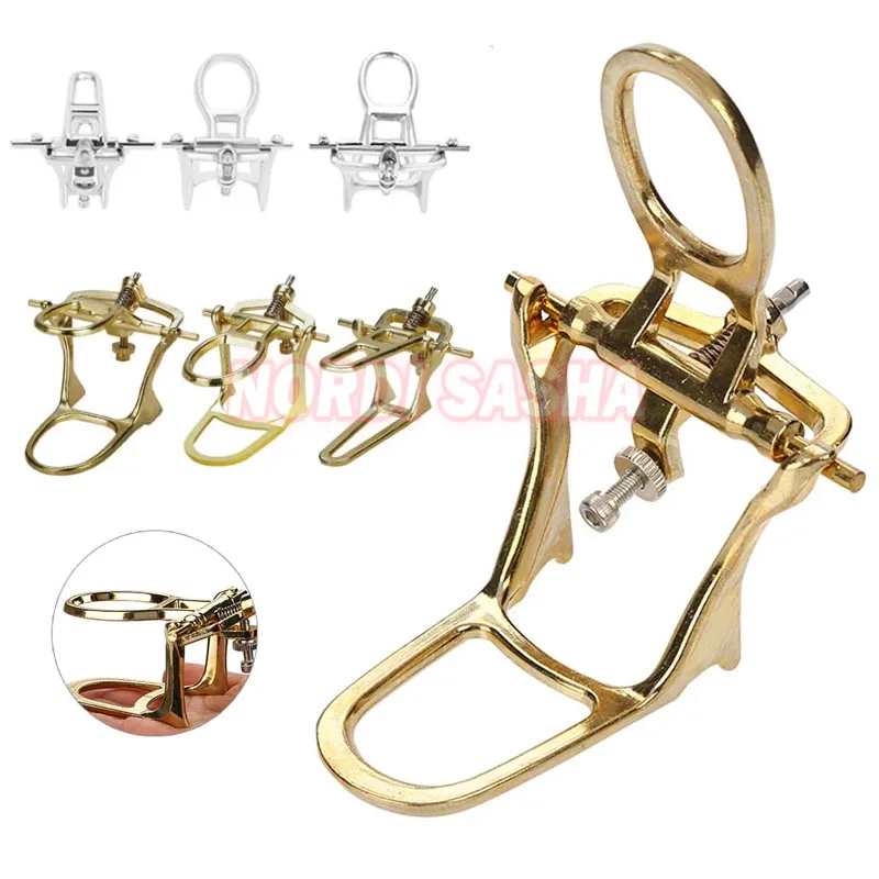 5Pcs Dental Lab Universal Articulator Occlusion Device Copper /Zinc Alloy Frame Adjustable Dentistry Restoration Mechanical Tool