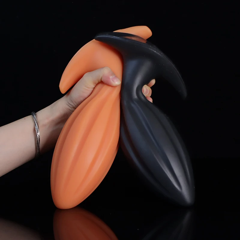 Large Soft Silicone Butt Plug 5 Size Wearable Huge Anal Plug Sex Toys Prostate Massage G-Spot Stimulation Anal Dilator Women Men