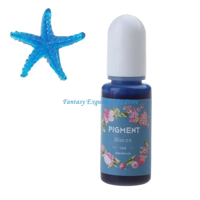 Epoxy Resin Pigment 15Color Translucent & Pearlescent Liquid Resin Dye Highly Concentrated Colorant for UV Resin Jewelry